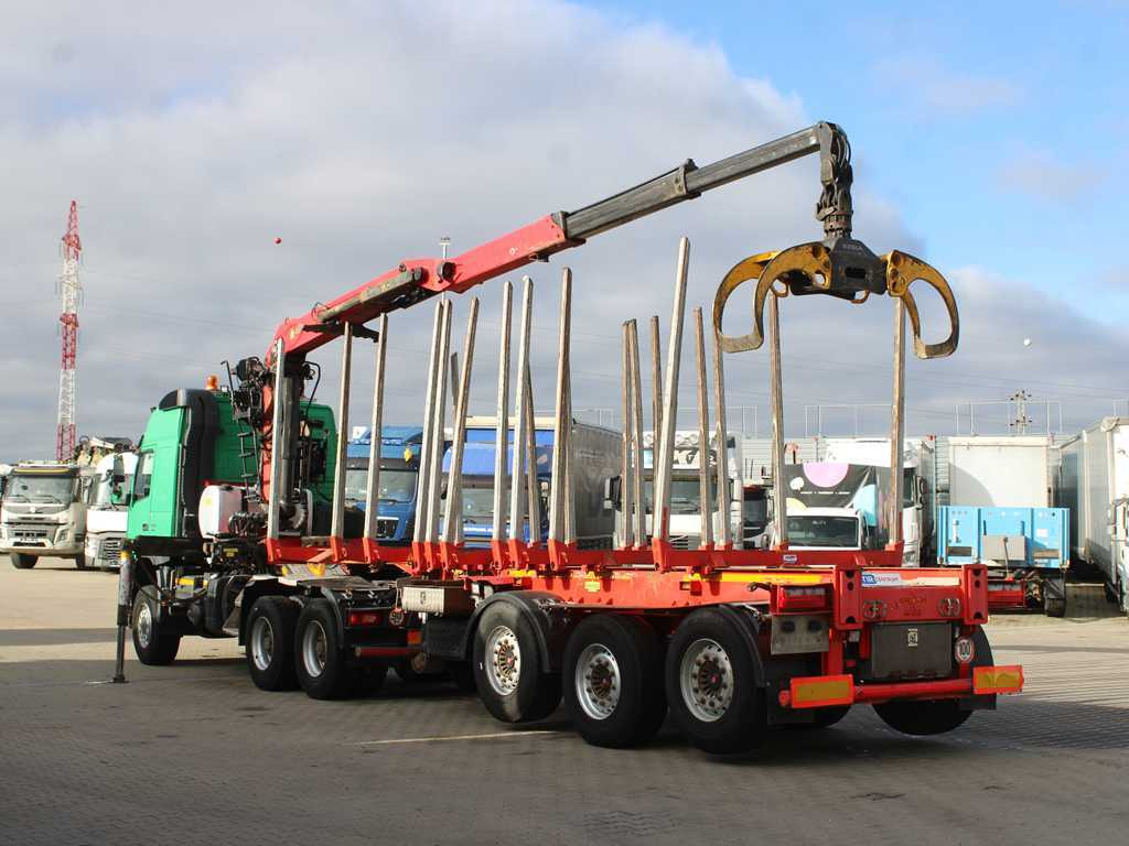 Тягач, Полуприцеп лесовоз Volvo FM 540, EURO 6, 6X6, VEB+, HYDRAULIC ARM PALFINGER Q170Z96: фото 6 Тягач, Полуприцеп лесовоз Volvo FM 540, EURO 6, 6X6, VEB+, HYDRAULIC ARM PALFINGER Q170Z96: фото 6