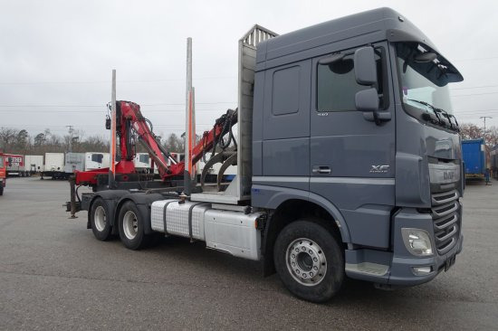 DAF FAT XF 510 mit Penz Ladekran 15Z8.70 inkl. Holzgreifer 6x4 - Лесовоз: фото 3 DAF FAT XF 510 mit Penz Ladekran 15Z8.70 inkl. Holzgreifer 6x4 - Лесовоз: фото 3