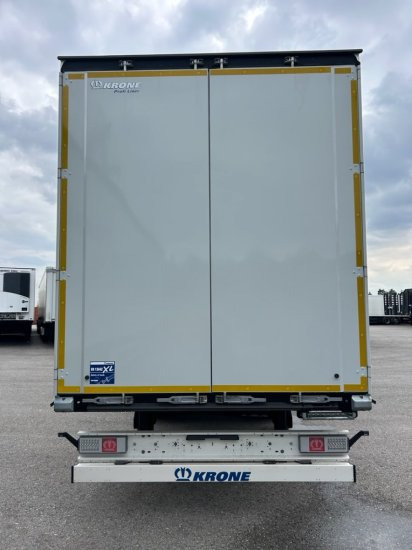 Krone 1-achs Auflieger, Heckabstützung XL Zertifikat, Edscha-Verdeck, - Тентованный полуприцеп: фото 5 Krone 1-achs Auflieger, Heckabstützung XL Zertifikat, Edscha-Verdeck, - Тентованный полуприцеп: фото 5