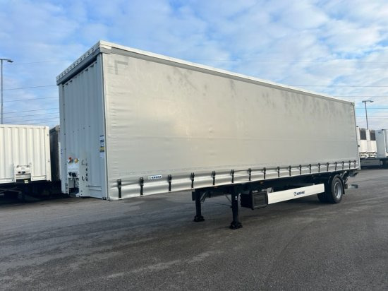 Krone City Liner Profi, 1-Achs- Zwangsgelenkt, Dhollandia LBW 2000kg, - Тентованный полуприцеп: фото 1 Krone City Liner Profi, 1-Achs- Zwangsgelenkt, Dhollandia LBW 2000kg, - Тентованный полуприцеп: фото 1