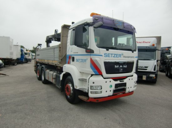 MAN TGS 26.400 3-Seitenkipper, 6x2-2 Lenkachse HIAB 144ES -3DUO - Самосвал, Автоманипулятор: фото 3 MAN TGS 26.400 3-Seitenkipper, 6x2-2 Lenkachse HIAB 144ES -3DUO - Самосвал, Автоманипулятор: фото 3