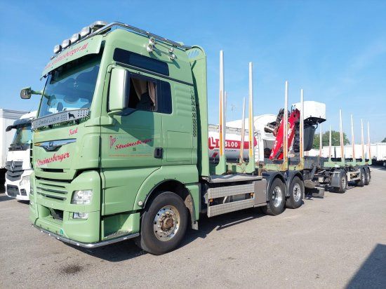 MAN TGX 26.500 6x4x4 Holztransporter,  Motor Neu  OHNE ANHÄNGER - Лесовоз, Автоманипулятор: фото 1 MAN TGX 26.500 6x4x4 Holztransporter,  Motor Neu  OHNE ANHÄNGER - Лесовоз, Автоманипулятор: фото 1