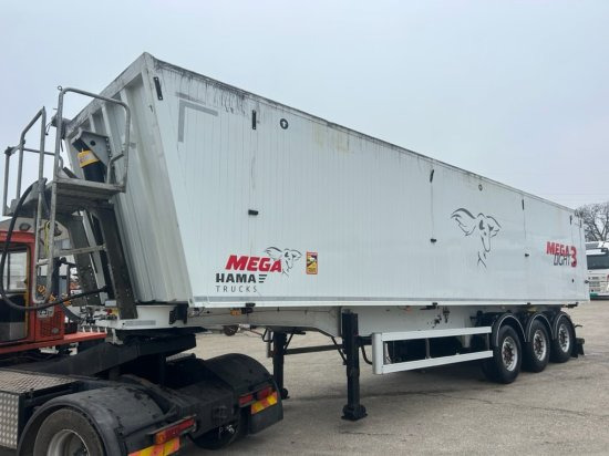 MEGA Alu-Kastenmulde 55m³, SAF-Achsen, Rollplane, Kombiklappe, Stehpodest - Самосвальный полуприцеп: фото 5 MEGA Alu-Kastenmulde 55m³, SAF-Achsen, Rollplane, Kombiklappe, Stehpodest - Самосвальный полуприцеп: фото 5