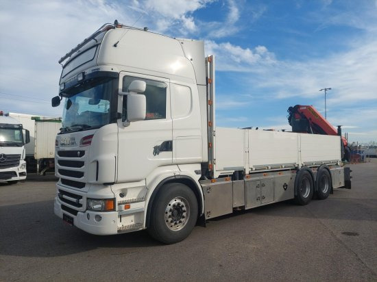 Scania R730 6x4 Pritsche, Voll-Luft Palfinger PK27002 Kran Retarder, Alu-Felgen, - Грузовик бортовой/ Платформа, Автоманипулятор: фото 2 Scania R730 6x4 Pritsche, Voll-Luft Palfinger PK27002 Kran Retarder, Alu-Felgen, - Грузовик бортовой/ Платформа, Автоманипулятор: фото 2
