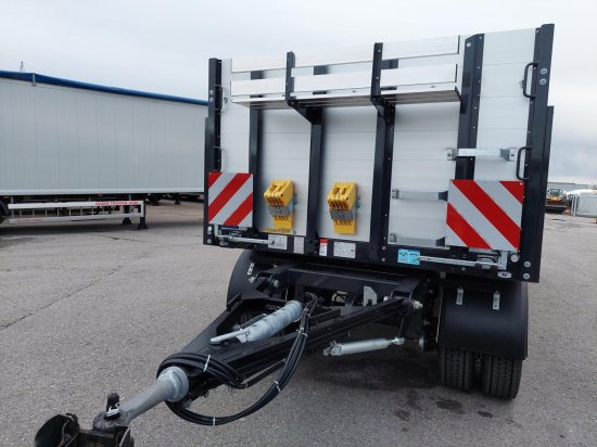 Schwarzmüller 2-Achs Jumbo-Baustoff-Plateauanhänger, BPW-Achsen, Alufelgen, - Прицеп бортовой/ Платформа: фото 5 Schwarzmüller 2-Achs Jumbo-Baustoff-Plateauanhänger, BPW-Achsen, Alufelgen, - Прицеп бортовой/ Платформа: фото 5