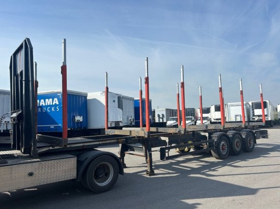 Schwarzmüller Holzauflieger 6 Rungenpaare, BPW-Achsen - Полуприцеп лесовоз: фото 1 Schwarzmüller Holzauflieger 6 Rungenpaare, BPW-Achsen - Полуприцеп лесовоз: фото 1