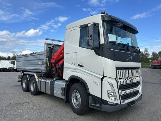 Volvo FH 500 3-Seiten Meiller Kipper mit Palfinger PK22002EH, Retarder, - Самосвал: фото 3 Volvo FH 500 3-Seiten Meiller Kipper mit Palfinger PK22002EH, Retarder, - Самосвал: фото 3