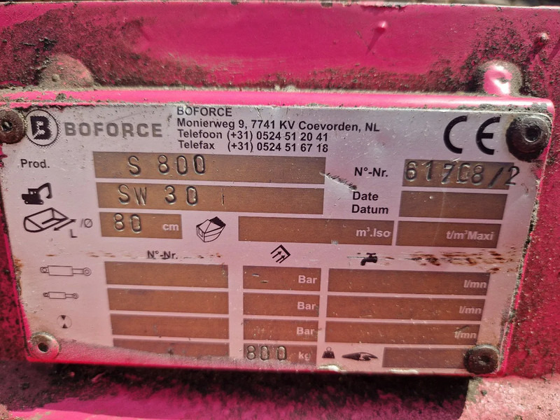Boforce S800 roterende sorteergrijper - Грейфер для Строительной техники: фото 2 Boforce S800 roterende sorteergrijper - Грейфер для Строительной техники: фото 2