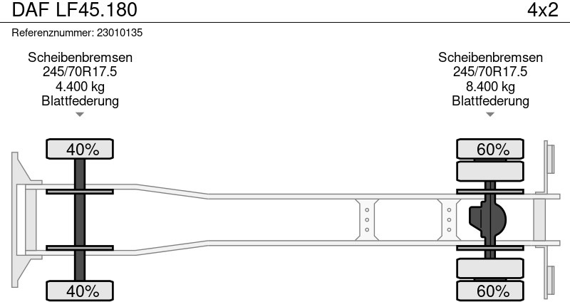 Грузовик с закрытым кузовом DAF LF45.180: фото 12 Грузовик с закрытым кузовом DAF LF45.180: фото 12