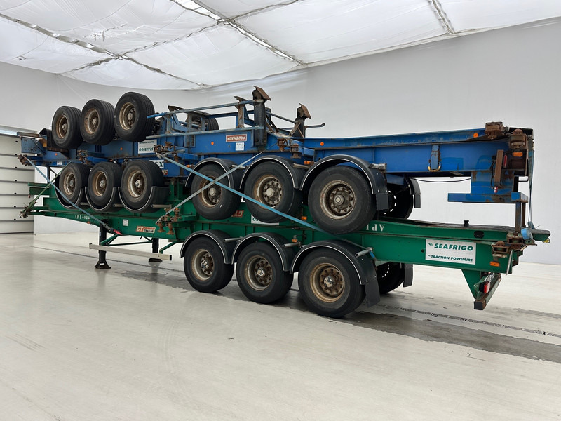 Полуприцеп-контейнеровоз/ Сменный кузов Fruehauf 4x Skelet 2 x 20-40 ft*: фото 6