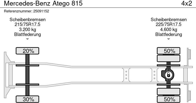 Автовоз Mercedes-Benz Atego 815: фото 17