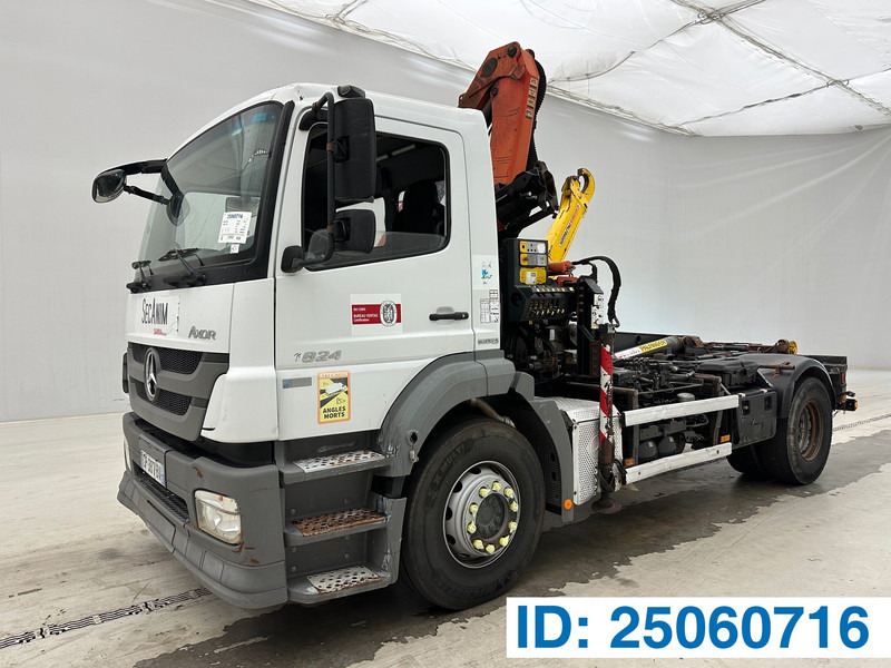 Mercedes-Benz Axor 1824 - Крюковой мультилифт, Автоманипулятор: фото 1 Mercedes-Benz Axor 1824 - Крюковой мультилифт, Автоманипулятор: фото 1