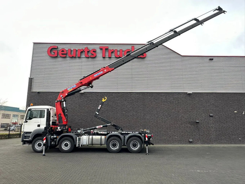 MAN TGS 35.460 8X4 BL+ HYVA 18.55.S HAAKARMSYSTEEM EFFER 395-5 KRAAN/KRAN/CRANE/GRUA - Крюковой мультилифт, Автоманипулятор: фото 4 MAN TGS 35.460 8X4 BL+ HYVA 18.55.S HAAKARMSYSTEEM EFFER 395-5 KRAAN/KRAN/CRANE/GRUA - Крюковой мультилифт, Автоманипулятор: фото 4
