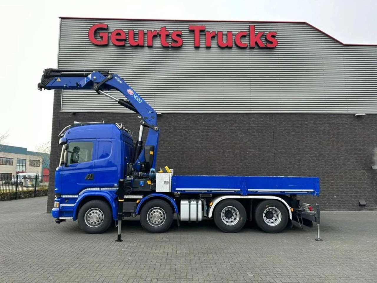 Scania R580 V8 8X4 TREKKER-BAKWAGEN COMBI + HMF 4020-K5 в лизинг Scania R580 V8 8X4 TREKKER-BAKWAGEN COMBI + HMF 4020-K5: фото 9