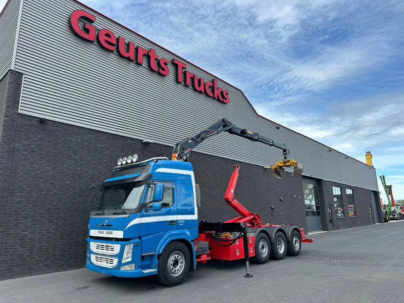 Volvo FM 500 8X2 HIAB MULTILIFT HAAKARMSYSTEM / ABROLLKIPPER / HOOKLIFT MET HIAB LOGLIFT 165Z LAADKRAAN - Крюковой мультилифт, Автоманипулятор: фото 2 Volvo FM 500 8X2 HIAB MULTILIFT HAAKARMSYSTEM / ABROLLKIPPER / HOOKLIFT MET HIAB LOGLIFT 165Z LAADKRAAN - Крюковой мультилифт, Автоманипулятор: фото 2