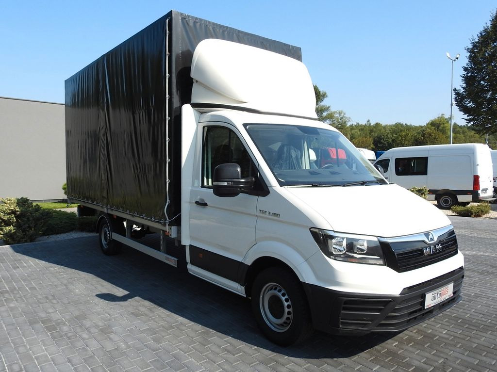 MAN TGE PRITSCHE PLANE 10 PALETTEN KLIMAANLAGE 180PS - Тентованный фургон: фото 4 MAN TGE PRITSCHE PLANE 10 PALETTEN KLIMAANLAGE 180PS - Тентованный фургон: фото 4
