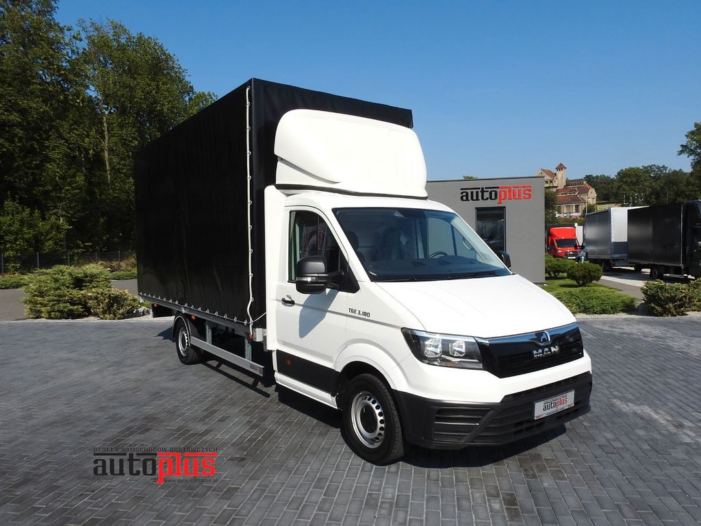 MAN TGE PRITSCHE PLANE 10 PALETTEN KLIMAANLAGE 180PS - Тентованный фургон: фото 1 MAN TGE PRITSCHE PLANE 10 PALETTEN KLIMAANLAGE 180PS - Тентованный фургон: фото 1