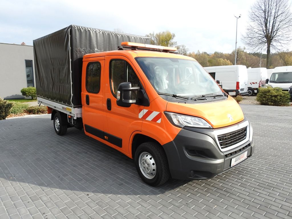 Peugeot BOXER PRITSCHE PLANE DOPPELKABINE DOKA 7 SITZE - Тентованный фургон, Грузопассажирский фургон: фото 4 Peugeot BOXER PRITSCHE PLANE DOPPELKABINE DOKA 7 SITZE - Тентованный фургон, Грузопассажирский фургон: фото 4