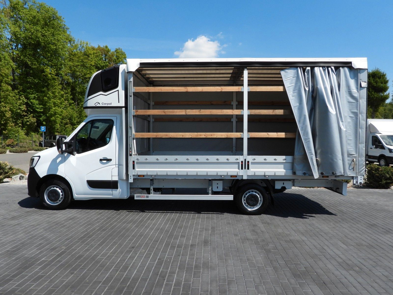 Тентованный фургон Renault MASTER  PRITSCHE PLANE 10 PALETTEN WEBASTO A/C: фото 8