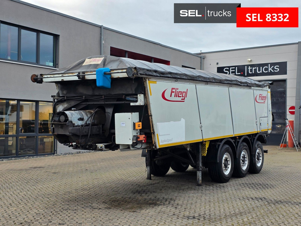 Kässbohrer ASS 372 Schwergut / mit Abschiebetec. / Asphalt - Самосвальный полуприцеп: фото 1 Kässbohrer ASS 372 Schwergut / mit Abschiebetec. / Asphalt - Самосвальный полуприцеп: фото 1