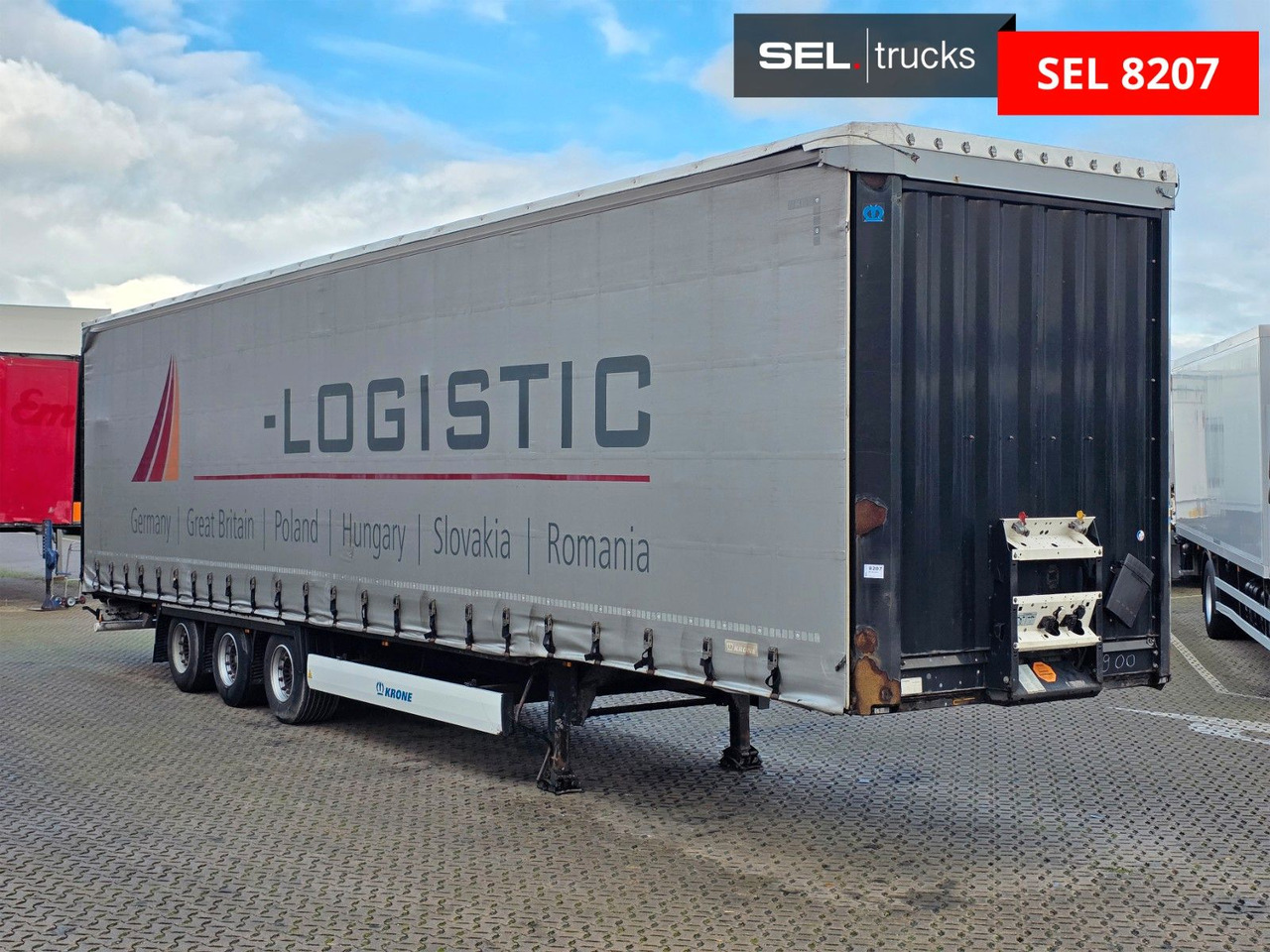 Krone SD / Hubdach / EDSCHA / Liftachse - Тентованный полуприцеп: фото 3 Krone SD / Hubdach / EDSCHA / Liftachse - Тентованный полуприцеп: фото 3