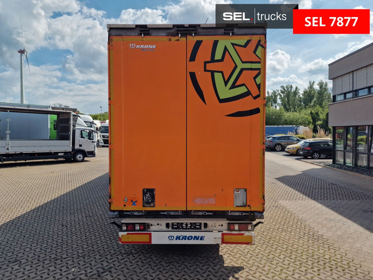 Тентованный полуприцеп Krone SD / Hubdach / EDSCHA / Mega: фото 6