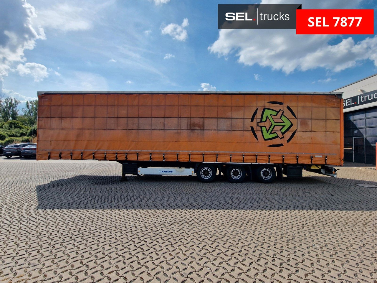 Тентованный полуприцеп Krone SD / Hubdach / EDSCHA / Mega: фото 8