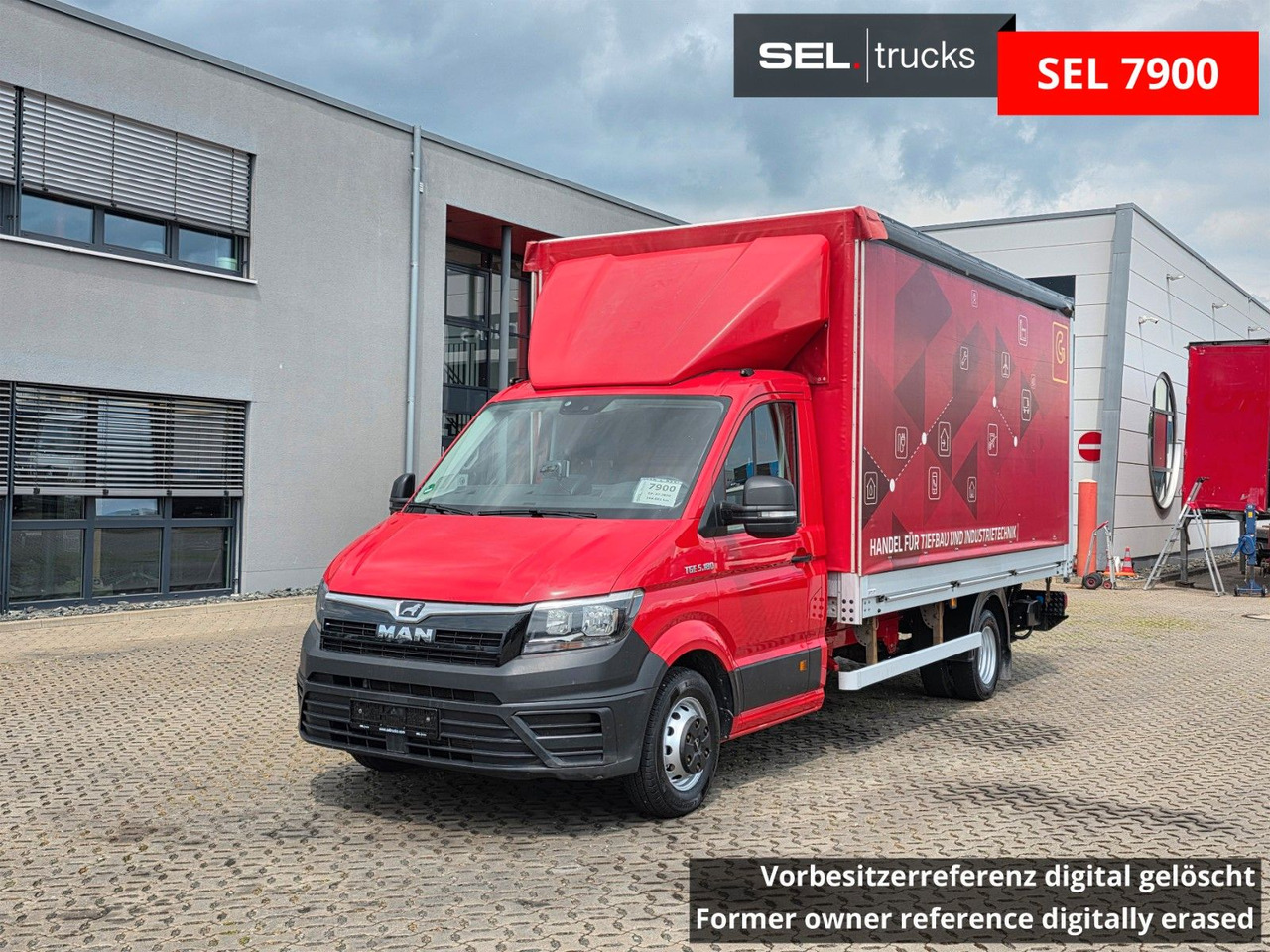 MAN TGE 5.180 / Ladebordwand / Aluklappen / 6D - Тентованный фургон: фото 1 MAN TGE 5.180 / Ladebordwand / Aluklappen / 6D - Тентованный фургон: фото 1