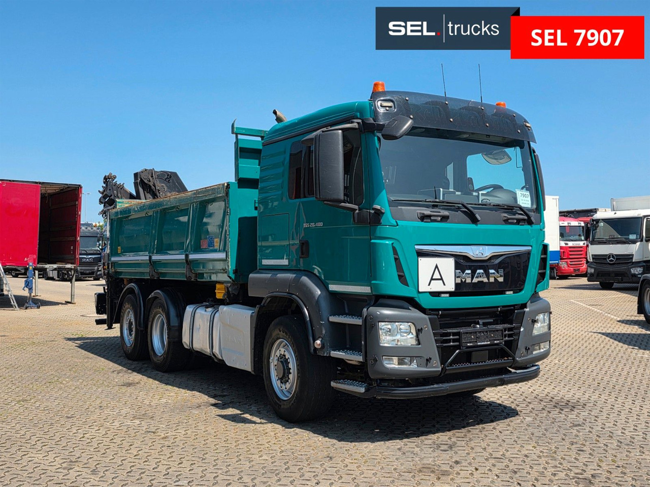 MAN TGS 28.480 6X4H-4 BL /HIAB /Fernbed. / Lenkachse - Самосвал, Автоманипулятор: фото 5 MAN TGS 28.480 6X4H-4 BL /HIAB /Fernbed. / Lenkachse - Самосвал, Автоманипулятор: фото 5