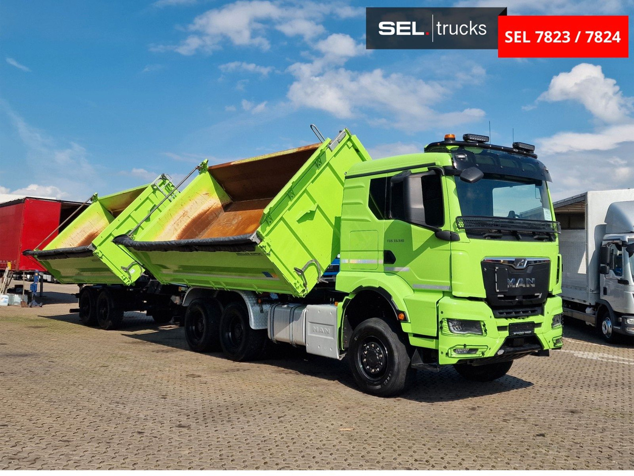 MAN TGS 33.510 6x6 BL CH /Dreiseitenkipper /6x6 / 6D - Самосвал: фото 3 MAN TGS 33.510 6x6 BL CH /Dreiseitenkipper /6x6 / 6D - Самосвал: фото 3
