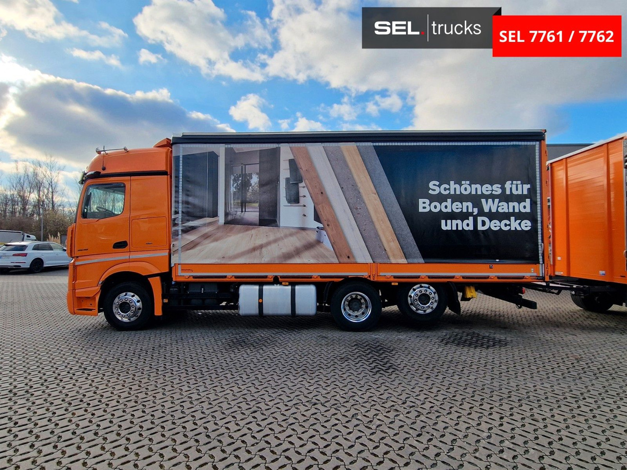 Тентованный грузовик Mercedes-Benz Actros 2548 / Retarder / Euro 6E / Aluklappen: фото 9