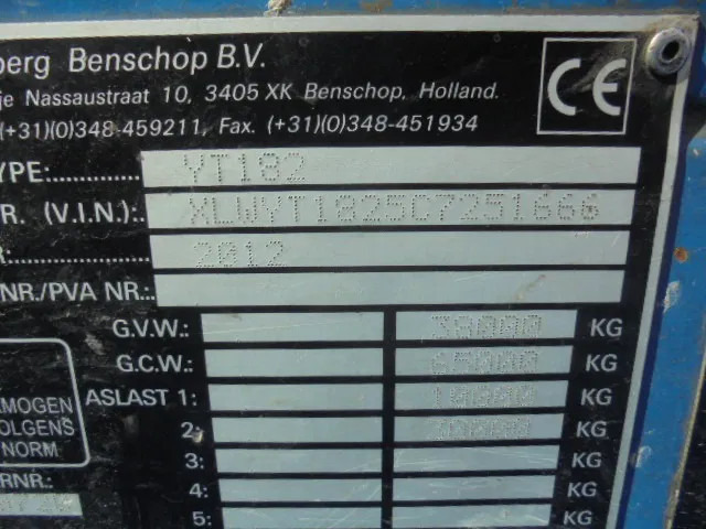 Терминальный тягач Terberg YT 182 NL KENTEKEN: фото 14