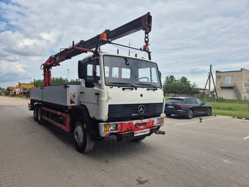 Mercedes-Benz 1320 + HMF 6.5 ton crane - Грузовик бортовой/ Платформа, Автоманипулятор: фото 2 Mercedes-Benz 1320 + HMF 6.5 ton crane - Грузовик бортовой/ Платформа, Автоманипулятор: фото 2
