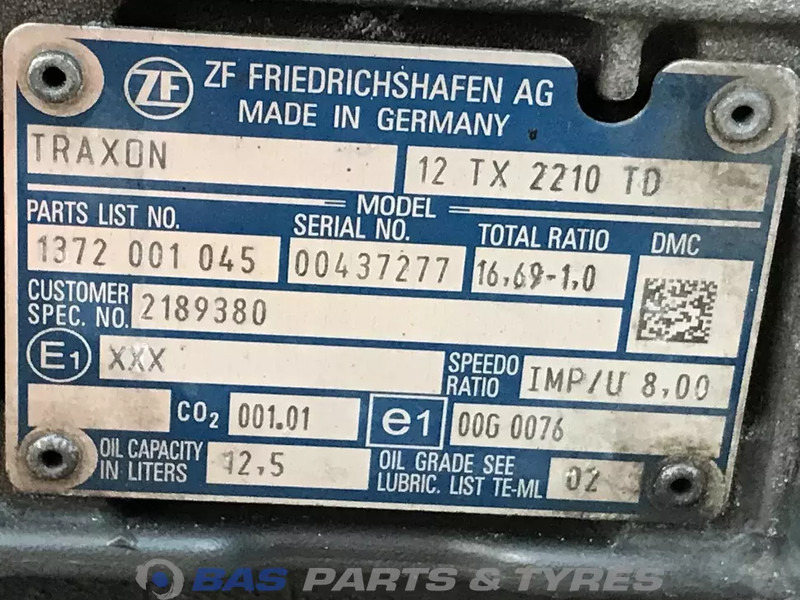 DAF XG - Коробка передач для Грузовиков: фото 5 DAF XG - Коробка передач для Грузовиков: фото 5