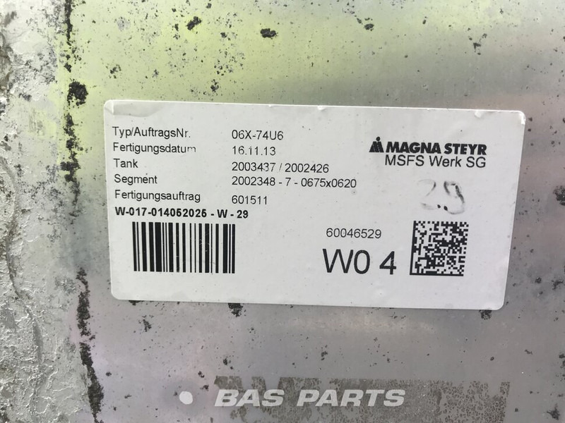 MAN Brandstoftank MAN 250 Liter 81122016245 - Топливный бак для Грузовиков: фото 5 MAN Brandstoftank MAN 250 Liter 81122016245 - Топливный бак для Грузовиков: фото 5