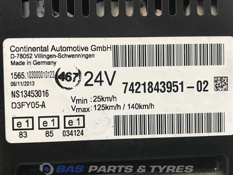 Renault Premium (Meerdere types) Instrumentenpaneel Renault 7421050635 - Приборная панель для Грузовиков: фото 3 Renault Premium (Meerdere types) Instrumentenpaneel Renault 7421050635 - Приборная панель для Грузовиков: фото 3