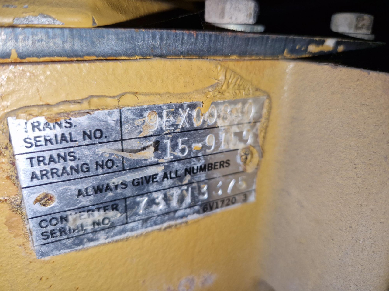 TRANSMISION PARA CAT 980FII 6V-1720 - Трансмиссия для Строительной техники: фото 1 TRANSMISION PARA CAT 980FII 6V-1720 - Трансмиссия для Строительной техники: фото 1