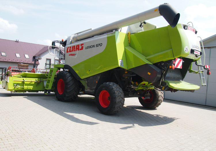 Kombajn zbożawy Claas Lexon 570  Kombajn zbożowy CLAAS LEXION 570+ heder VARIO 7,5m - Зерноуборочный комбайн: фото 5 Kombajn zbożawy Claas Lexon 570  Kombajn zbożowy CLAAS LEXION 570+ heder VARIO 7,5m - Зерноуборочный комбайн: фото 5