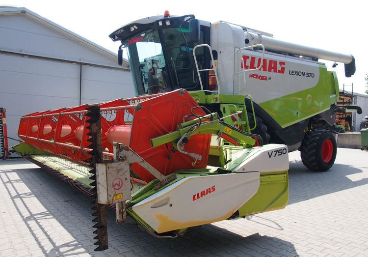 Kombajn zbożawy Claas Lexon 570  Kombajn zbożowy CLAAS LEXION 570+ heder VARIO 7,5m - Зерноуборочный комбайн: фото 2 Kombajn zbożawy Claas Lexon 570  Kombajn zbożowy CLAAS LEXION 570+ heder VARIO 7,5m - Зерноуборочный комбайн: фото 2
