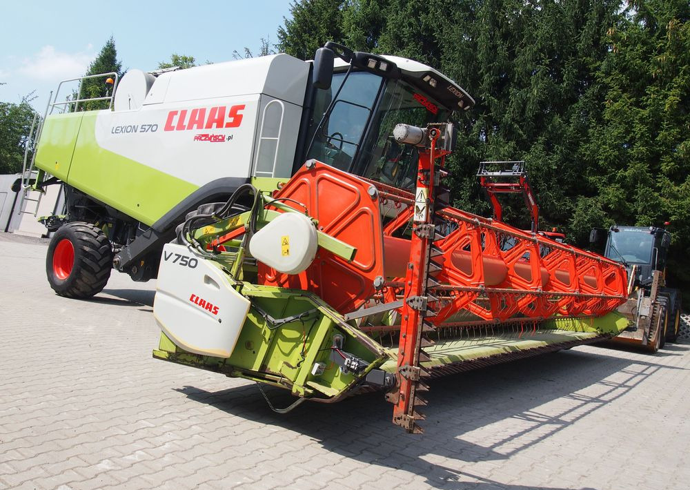 Kombajn zbożawy Claas Lexon 570  Kombajn zbożowy CLAAS LEXION 570+ heder VARIO 7,5m - Зерноуборочный комбайн: фото 3 Kombajn zbożawy Claas Lexon 570  Kombajn zbożowy CLAAS LEXION 570+ heder VARIO 7,5m - Зерноуборочный комбайн: фото 3
