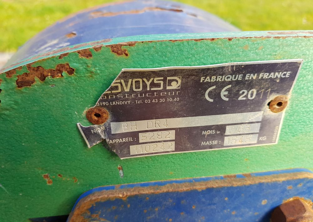 Kosiarka bijakowa Desvoys BH DR4 2011 - Косилка-измельчитель: фото 5 Kosiarka bijakowa Desvoys BH DR4 2011 - Косилка-измельчитель: фото 5