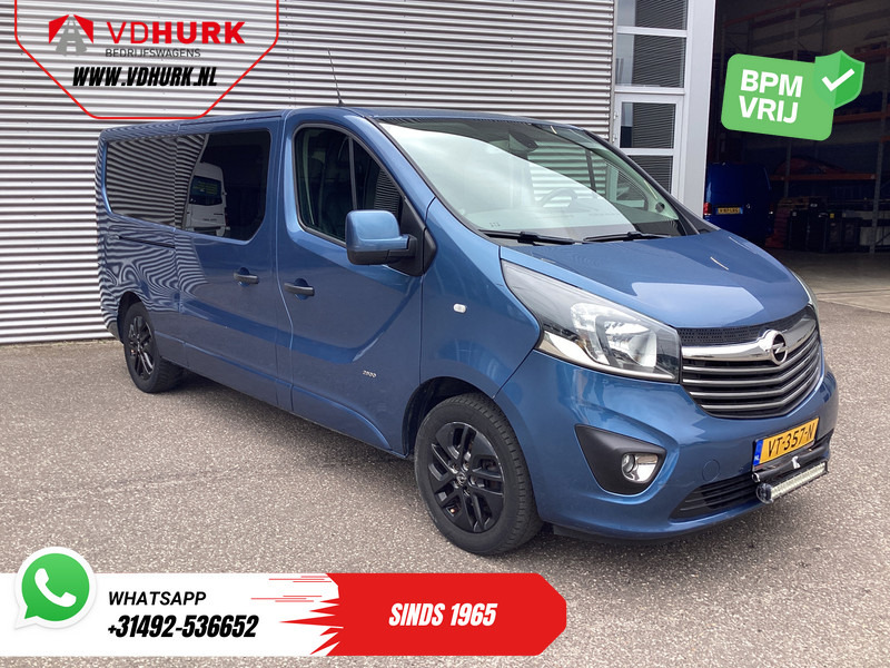 Opel Vivaro 1.6 CDTI 140 pk L2 DC Dubbel Cabine EXPORT ONLY 2x Schuifdeur/ Leder/ Climate/ Carplay/ Camera/ Cruise/ PDC/ Trekhaak/ LMV - Легковой фургон, Грузопассажирский фургон: фото 1 Opel Vivaro 1.6 CDTI 140 pk L2 DC Dubbel Cabine EXPORT ONLY 2x Schuifdeur/ Leder/ Climate/ Carplay/ Camera/ Cruise/ PDC/ Trekhaak/ LMV - Легковой фургон, Грузопассажирский фургон: фото 1