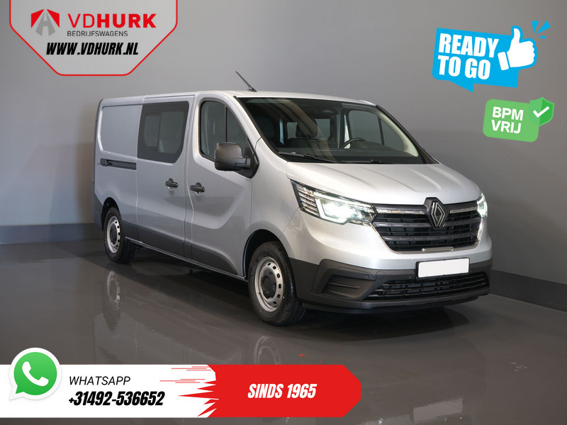 Renault Trafic 2.0 dCi 130 pk L2 BPM VRIJ! DC Dubbel Cabine LED/ 2xSchuifdeur/ Navi/ Carplay/ Camera/ PDC/ Cruise - Легковой фургон, Грузопассажирский фургон: фото 1 Renault Trafic 2.0 dCi 130 pk L2 BPM VRIJ! DC Dubbel Cabine LED/ 2xSchuifdeur/ Navi/ Carplay/ Camera/ PDC/ Cruise - Легковой фургон, Грузопассажирский фургон: фото 1
