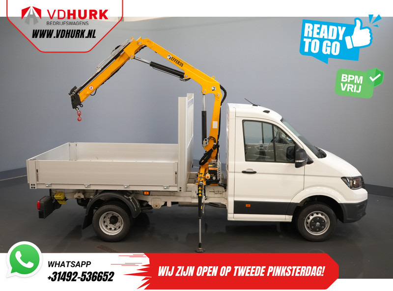 Volkswagen Crafter 50 165 pk Effer 352S Kraan/ Crane/ Kran/ Autokran/ PTO/ Open laadbak/ Dubbel Lucht - Малотоннажный бортовой грузовик: фото 4 Volkswagen Crafter 50 165 pk Effer 352S Kraan/ Crane/ Kran/ Autokran/ PTO/ Open laadbak/ Dubbel Lucht - Малотоннажный бортовой грузовик: фото 4