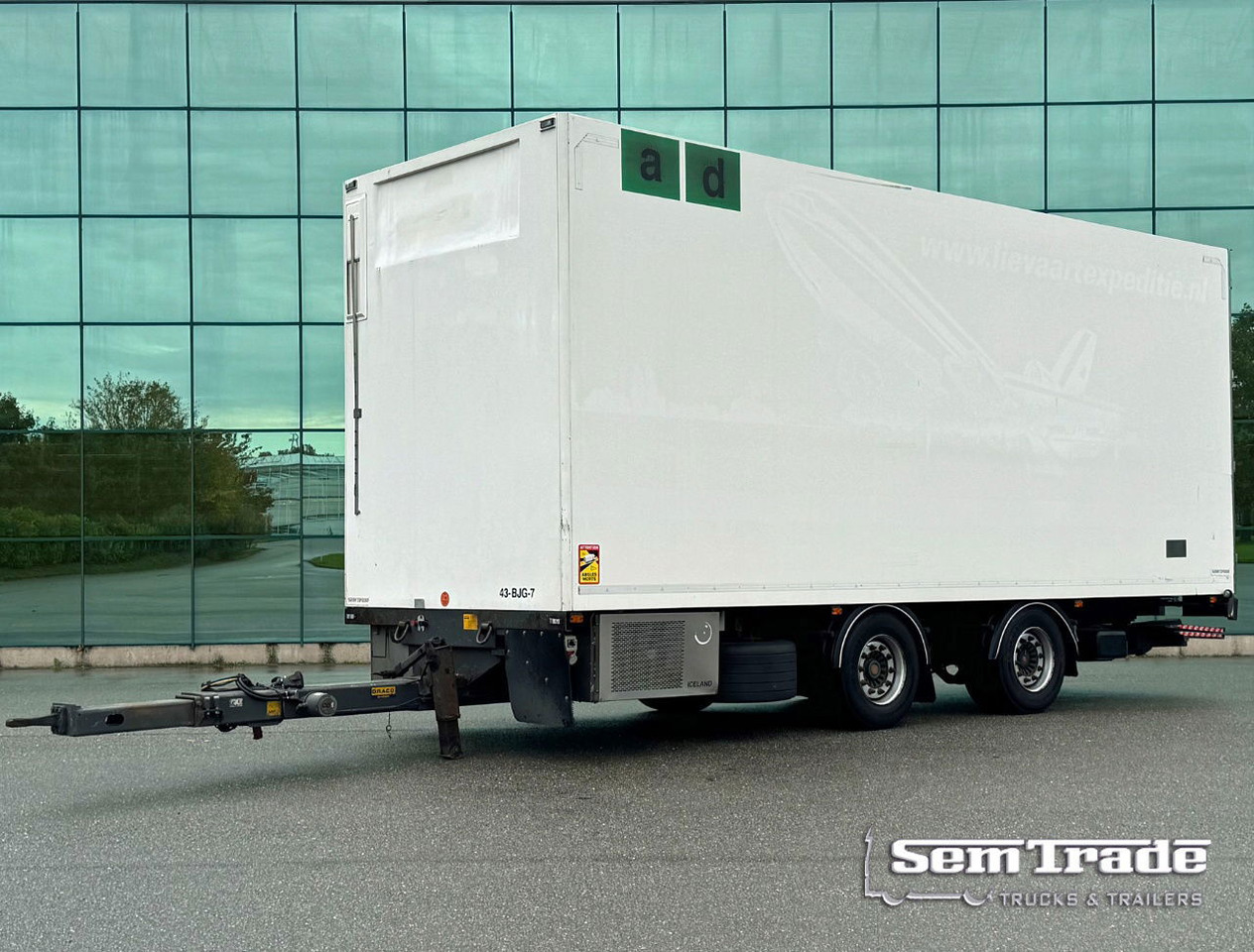 DRACO MZS 218 Wipkar 750 x 250 x 290 CM Inside Tail Lift 2021 TRS Iceland TOP Condition NL Trailertrailer - Прицеп-фургон: фото 1 DRACO MZS 218 Wipkar 750 x 250 x 290 CM Inside Tail Lift 2021 TRS Iceland TOP Condition NL Trailertrailer - Прицеп-фургон: фото 1