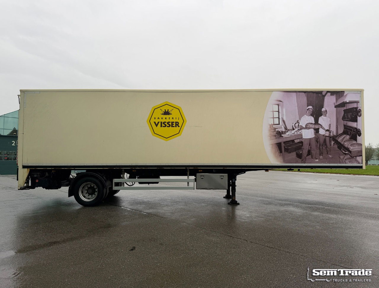 Полуприцеп-фургон Pacton TBD 122 Tail Lift Steering Axle 1075x250x230 Inside NL City Trailer: фото 6