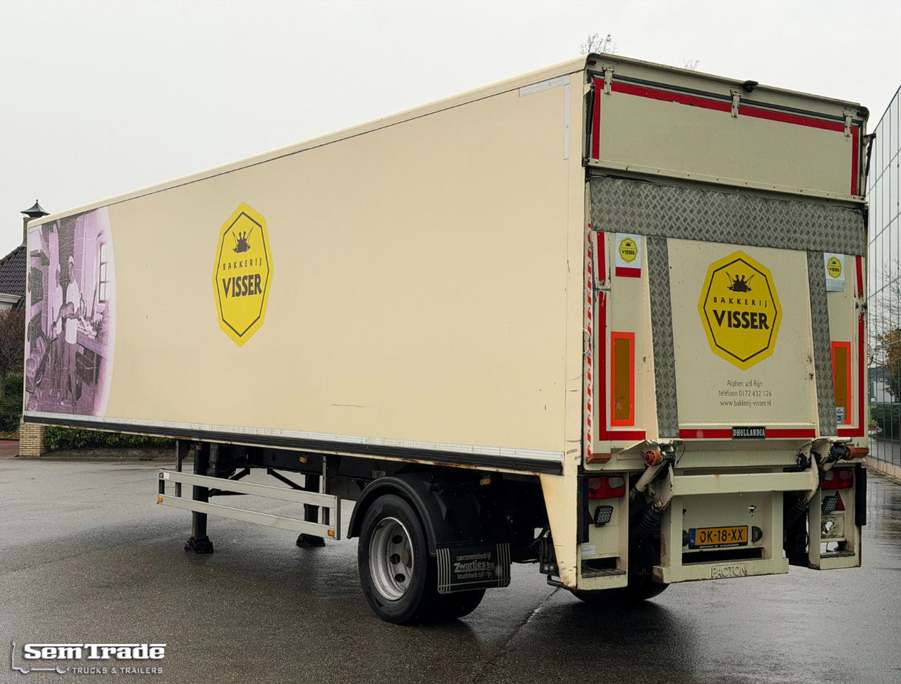 Pacton TBD 122 Tail Lift Steering Axle 1075x250x230 Inside NL City Trailer - Полуприцеп-фургон: фото 3 Pacton TBD 122 Tail Lift Steering Axle 1075x250x230 Inside NL City Trailer - Полуприцеп-фургон: фото 3