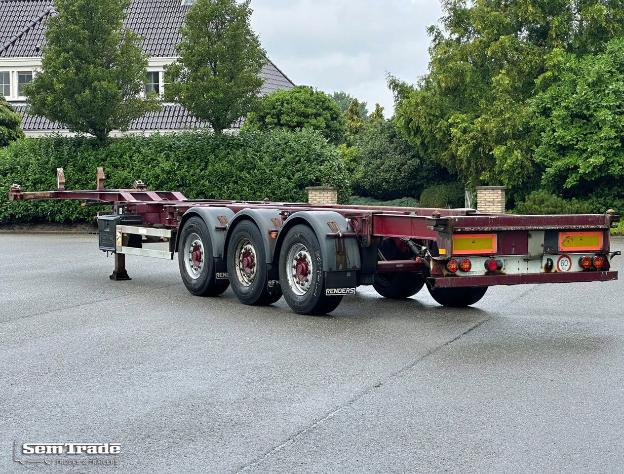 Renders ROC 12.27 CC Back Slider Lift Axle Disc Brakes Belgium-Trailer 2 Pieces - Полуприцеп-контейнеровоз/ Сменный кузов: фото 3 Renders ROC 12.27 CC Back Slider Lift Axle Disc Brakes Belgium-Trailer 2 Pieces - Полуприцеп-контейнеровоз/ Сменный кузов: фото 3