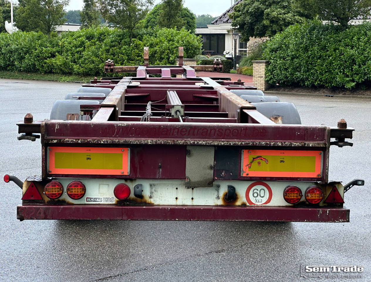 Renders ROC 12.27 CC Back Slider Lift Axle Disc Brakes Belgium-Trailer 2 Pieces - Полуприцеп-контейнеровоз/ Сменный кузов: фото 4 Renders ROC 12.27 CC Back Slider Lift Axle Disc Brakes Belgium-Trailer 2 Pieces - Полуприцеп-контейнеровоз/ Сменный кузов: фото 4