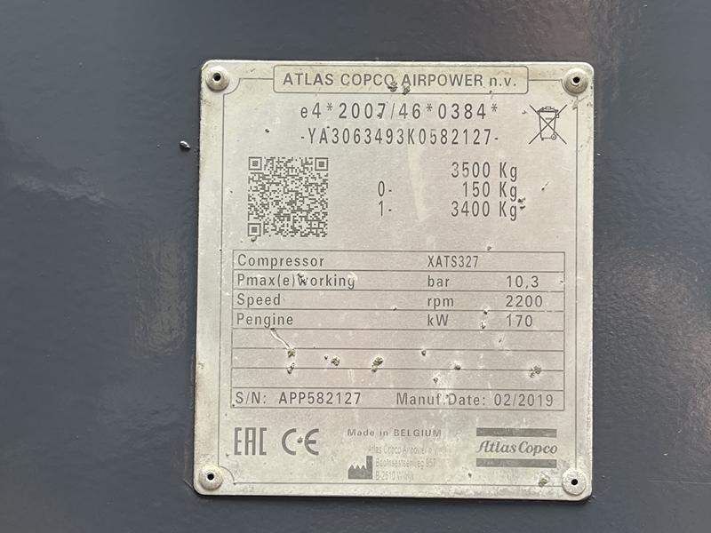 Atlas-Copco XATS 327 MD - Воздушный компрессор: фото 3 Atlas-Copco XATS 327 MD - Воздушный компрессор: фото 3